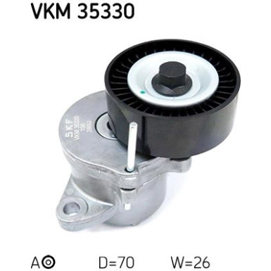 SKF | Spannrolle, Keilrippenriemen | VKM 35330