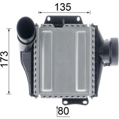 Mahle | Ladeluftkühler | CI 639 000P