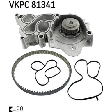 SKF | Wasserpumpe | VKPC 81341