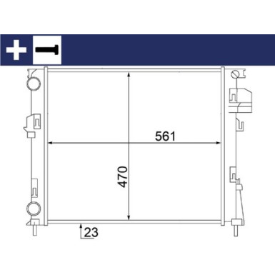 Mahle | Kühler, Motorkühlung | CR 1504 000S