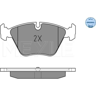 Meyle | Bremsbelagsatz, Scheibenbremse | 025 231 8320