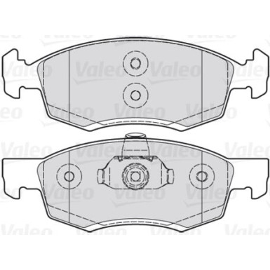 Valeo | Bremsbelagsatz, Scheibenbremse | 301017