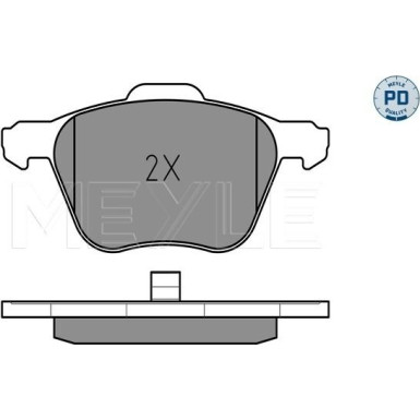 Meyle | Bremsbelagsatz, Scheibenbremse | 025 232 6920/PD