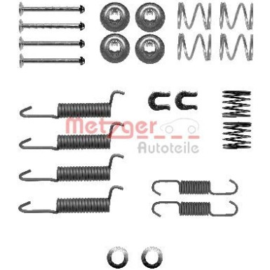 Metzger | Zubehörsatz, Feststellbremsbacken | 105-0016