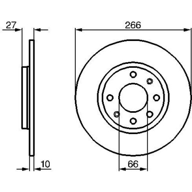 BOSCH | Bremsscheibe | 0 986 478 090