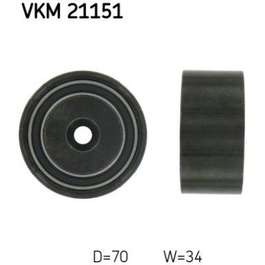 SKF | Umlenk-/Führungsrolle, Zahnriemen | VKM 21151