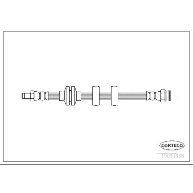 Corteco | Bremsschlauch | 19034338