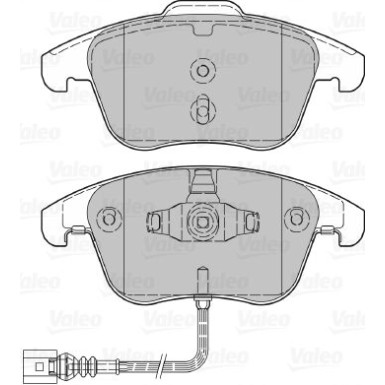 Valeo | Bremsbelagsatz, Scheibenbremse | 601036