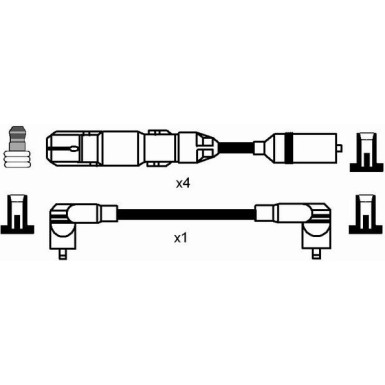 NGK | Zündleitungssatz | 7318