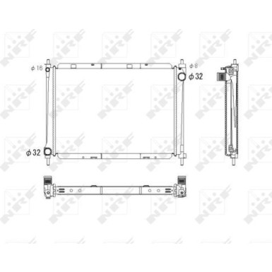 NRF | Kühler, Motorkühlung | 53759