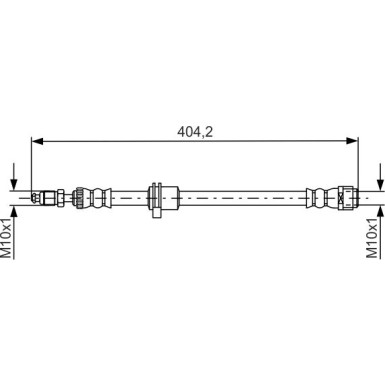 BOSCH | Bremsschlauch | 1 987 481 679