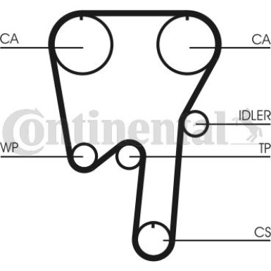 ContiTech | Zahnriemen | CT981