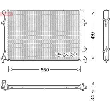 Denso | Kühler, Motorkühlung | DRM32042