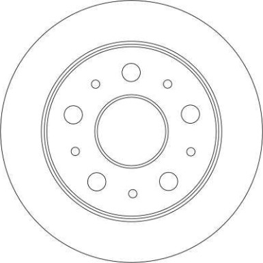 TRW | Bremsscheibe | DF4245