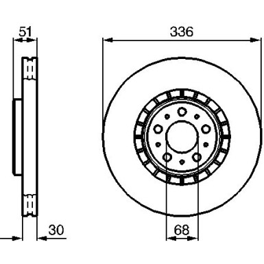 BOSCH | Bremsscheibe | 0 986 479 202