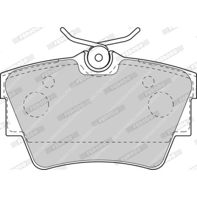Ferodo | Bremsbelagsatz, Scheibenbremse | FVR1516