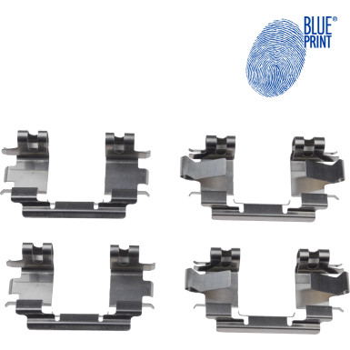 Blue Print | Zubehörsatz, Scheibenbremsbelag | ADH248601