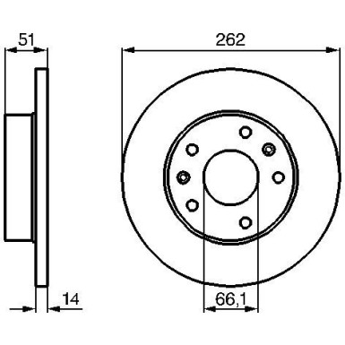 BOSCH | Bremsscheibe | 0 986 478 991