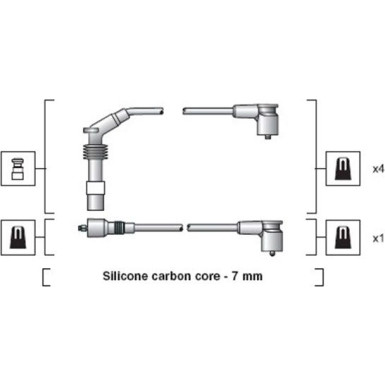 Magneti Marelli | Zündleitungssatz | 941318111140