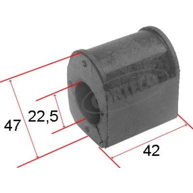 Corteco | Lagerung, Stabilisator | 21652447