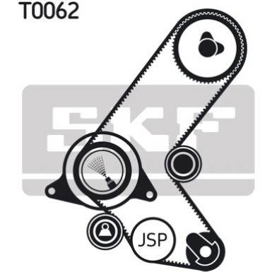 SKF | Zahnriemensatz | VKMA 05208