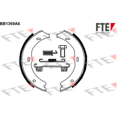 FTE | Bremsbackensatz, Feststellbremse | 9100115