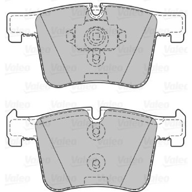 Valeo | Bremsbelagsatz, Scheibenbremse | 601288