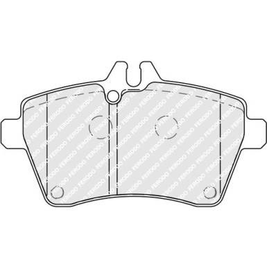 Ferodo | Bremsbelagsatz, Scheibenbremse | FDB1593