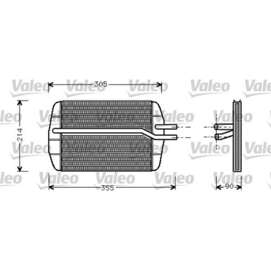 Valeo | Wärmetauscher, Innenraumheizung | 812272