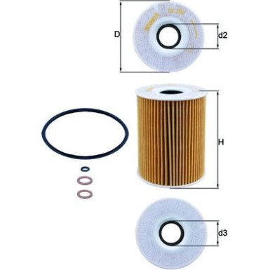 Knecht | Ölfilter | OX 254D3