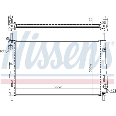 Nissens | Kühler, Motorkühlung | 620411