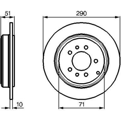 BOSCH | Bremsscheibe | 0 986 478 733