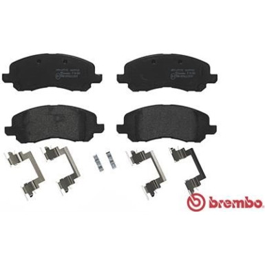 Brembo | Bremsbelagsatz, Scheibenbremse | P 18 001