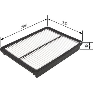 BOSCH F 026 400 448 Luftfilter