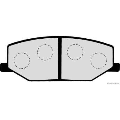 Herth+Buss Jakoparts | Bremsbelagsatz, Scheibenbremse | J3608003