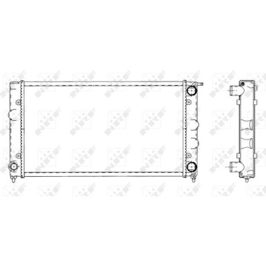 NRF | Kühler, Motorkühlung | 509501