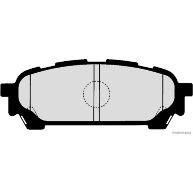 Herth+Buss Jakoparts | Bremsbelagsatz, Scheibenbremse | J3617006