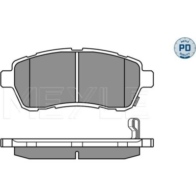 Meyle | Bremsbelagsatz, Scheibenbremse | 025 242 8316/PD