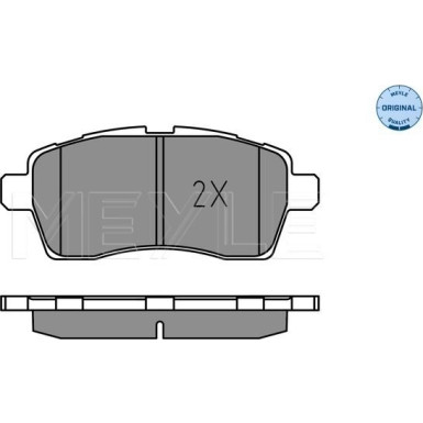Meyle | Bremsbelagsatz, Scheibenbremse | 025 228 5015