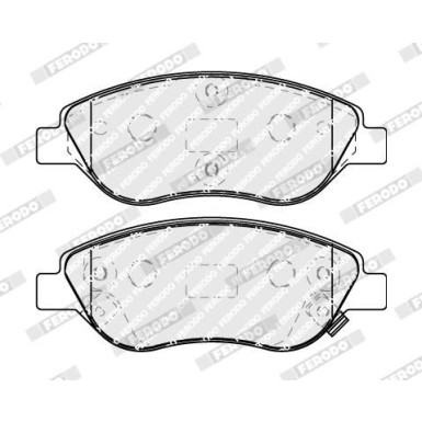 Ferodo | Bremsbelagsatz, Scheibenbremse | FDB5138 Ferodo | Bremsbelagsatz, Scheibenbremse | FDB5138