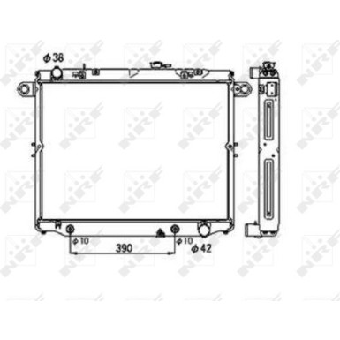 NRF | Kühler, Motorkühlung | 53706