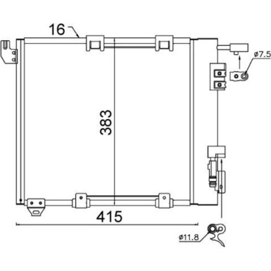 Mahle | Kondensator, Klimaanlage | AC 349 000S