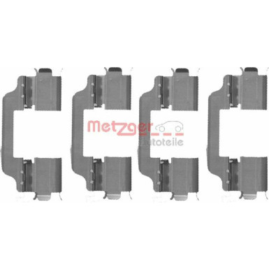 Metzger | Zubehörsatz, Scheibenbremsbelag | 109-1707