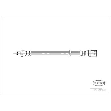 Corteco | Bremsschlauch | 19026435