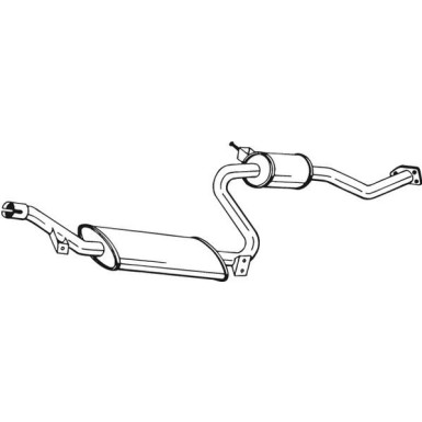 Bosal | Mittelschalldämpfer | 283-603