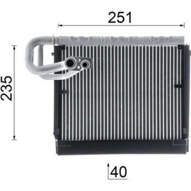 Mahle | Verdampfer, Klimaanlage | AE 106 000P