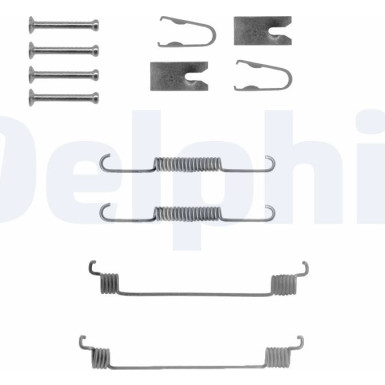 Delphi | Zubehörsatz, Bremsbacken | LY1287