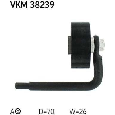 SKF | Spannrolle, Keilrippenriemen | VKM 38239