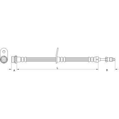 Metzger | Bremsschlauch | 4111360