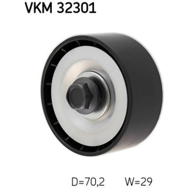 SKF | Umlenk-/Führungsrolle, Keilrippenriemen | VKM 32301